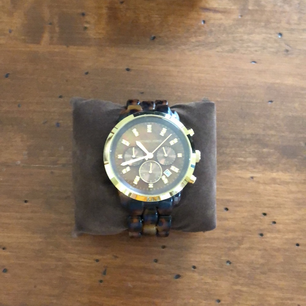Michael Kors Tortoise Shell Watch